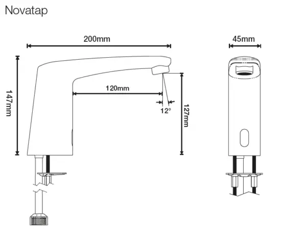 Cistermiser NT-EX- Novatap- No-Touch- Hygienic- Infrared- Taps -for- Washbasins -6