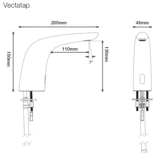 Cistermiser NT-EX- Novatap- No-Touch- Hygienic- Infrared- Taps -for- Washbasins -7