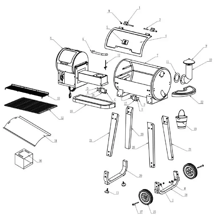 Z GRILLS ZPG-450A Wood Pellet Grills-2