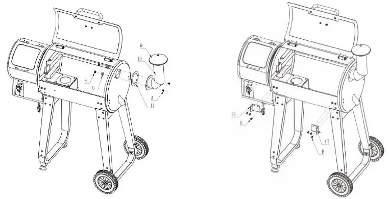 Z GRILLS ZPG-450A Wood Pellet Grills-8