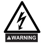 Whynter CDW-6831WES Countertop Portable Dishwasher 6 place setting LED EnergyStar Instruction Manual - Warning Risk of Electric shock icon