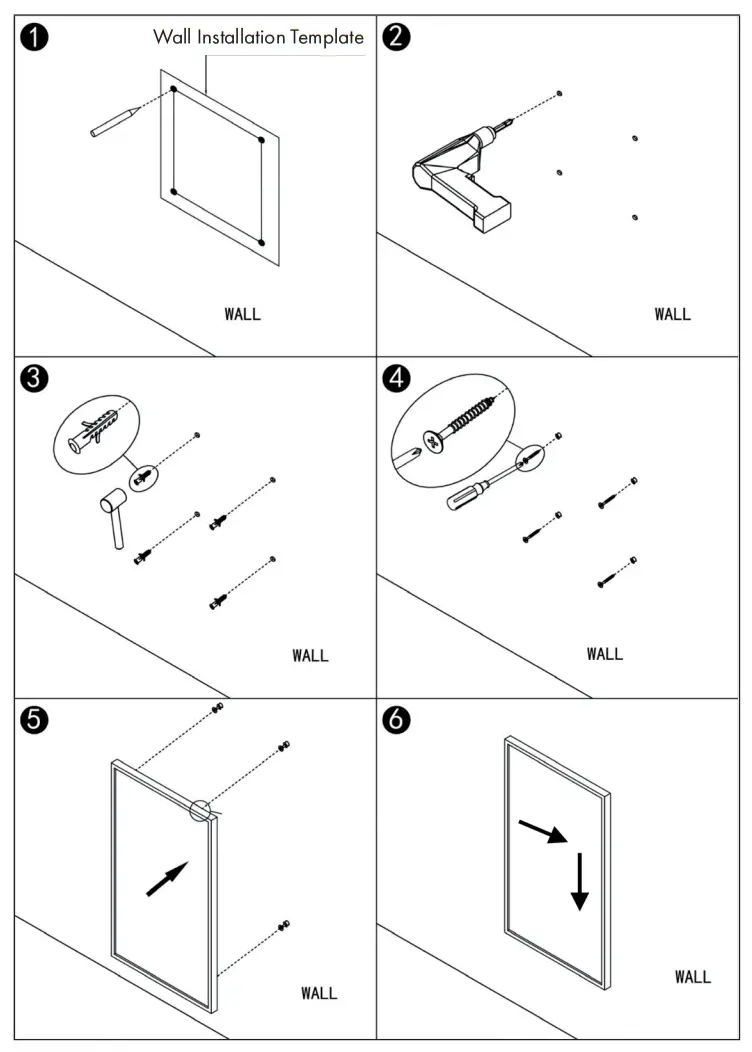 KLARSTEIN 10035113 Infrared Heater -WALL INSTALLATION
