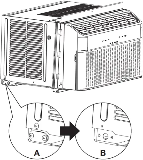 GJC08BU-A6NRNJ2A - CHANGEOVER TO EXTERNAL DRAINING