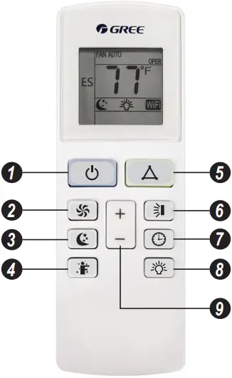 GJC08BU-A6NRNJ2A - REMOTE CONTROL