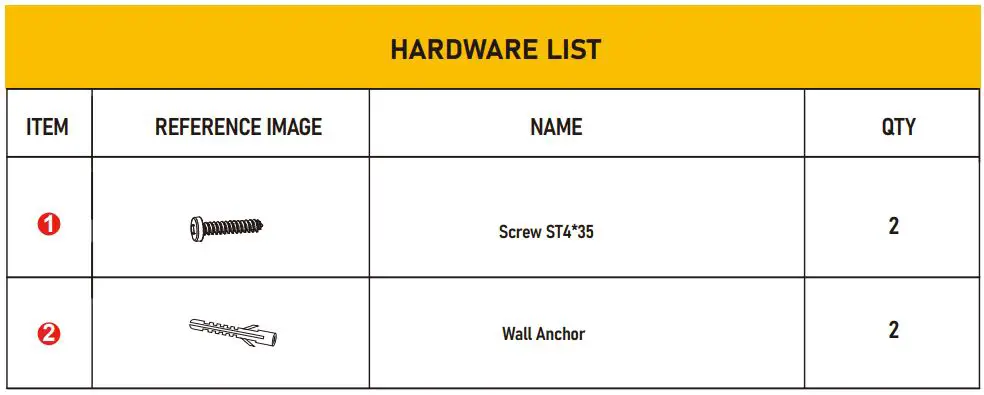KEONJINN B09Q2SYCJG Oval Mirror LED Bathroom Mirror Instruction Manual - TOOLS REQUIED