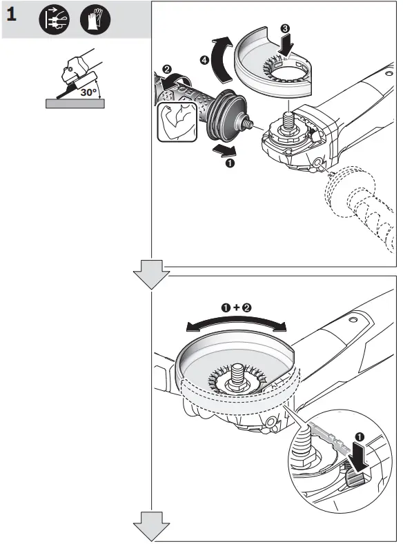 BOSCH GWS 9-115 Angle Grinder-1