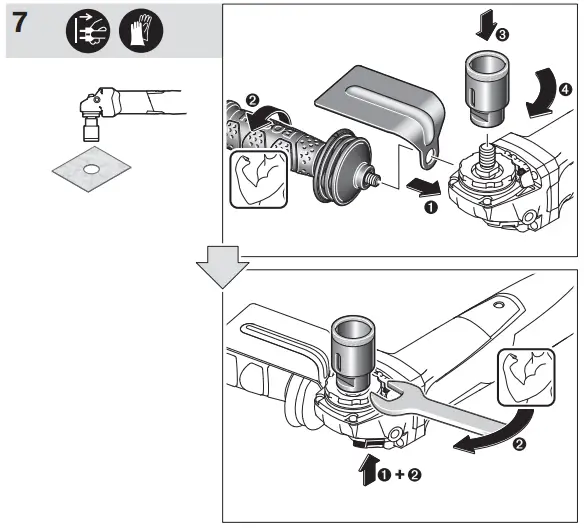 BOSCH GWS 9-115 Angle Grinder-11