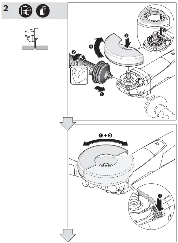 BOSCH GWS 9-115 Angle Grinder-3