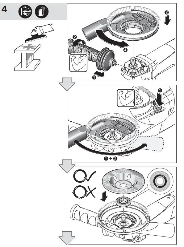 BOSCH GWS 9-115 Angle Grinder-7