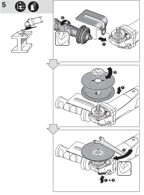 BOSCH GWS 9-115 Angle Grinder-9