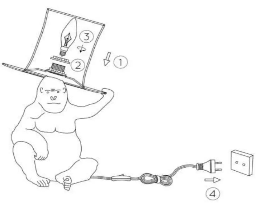 LUCIDE 10503 Extravaganza Gust Table Lamp - fig