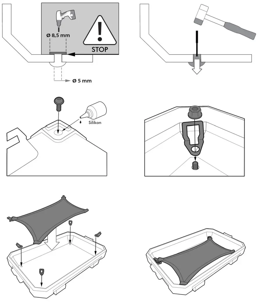 TOURATECH BMW R1250GS Stainless Steel Crash Bar - fig