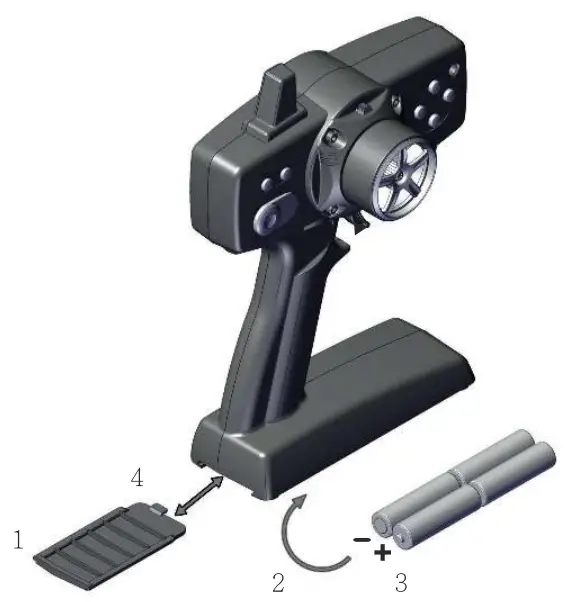 CEN RACING 4717873821989 AMP30 24GHZ FHSS Digital System - Batteries