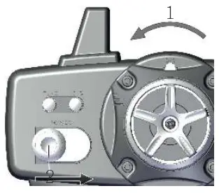 CEN RACING 4717873821989 AMP30 24GHZ FHSS Digital System - button 1