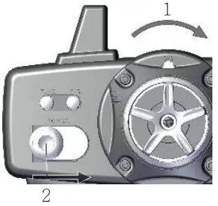 CEN RACING 4717873821989 AMP30 24GHZ FHSS Digital System - button