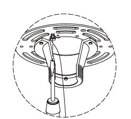 VISUAL COMFORT JN4241 Lorino Large Semi-Flush Mount 3