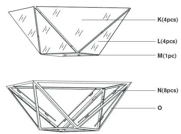 VISUAL COMFORT JN4241 Lorino Large Semi-Flush Mount 6