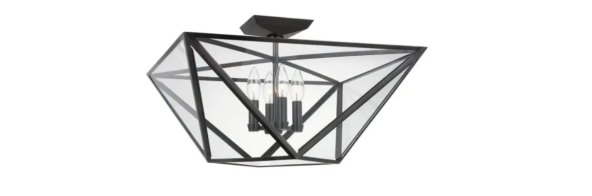 Visual Comfort Jn4241 Lorino Large Semi-flush Mount Installation Guide