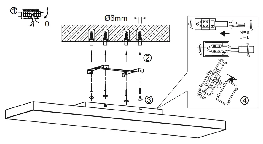Leuchten Direkt 997409 Alaska LED Ceiling Light 2