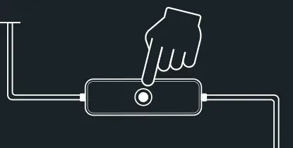 SHARPER IMAGE CU-LAMP LED Cube Table Lamp 6