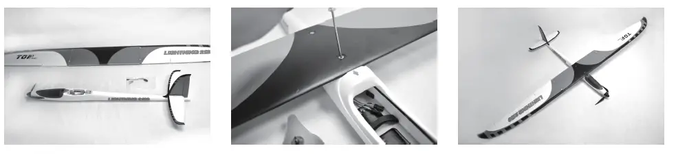 TOP RC HOBBY TOP090B Lightning 2100 Radio Control Model Airplane fig 4