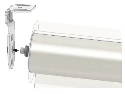 SUN GLOW Roller Shade Savalan Window Decor - STEP 3A