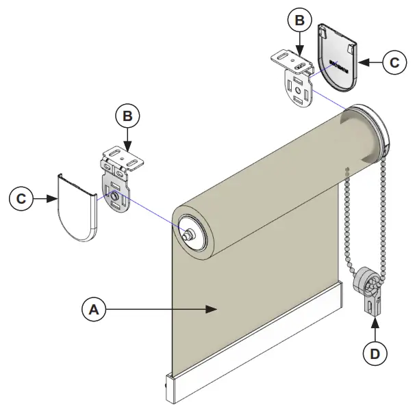 SUN GLOW Roller Shade Savalan Window Decor