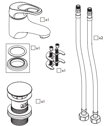 BRISTAN IRS BAS C (D1) Iris Chrome Basin Mixer Tap FIG (5)