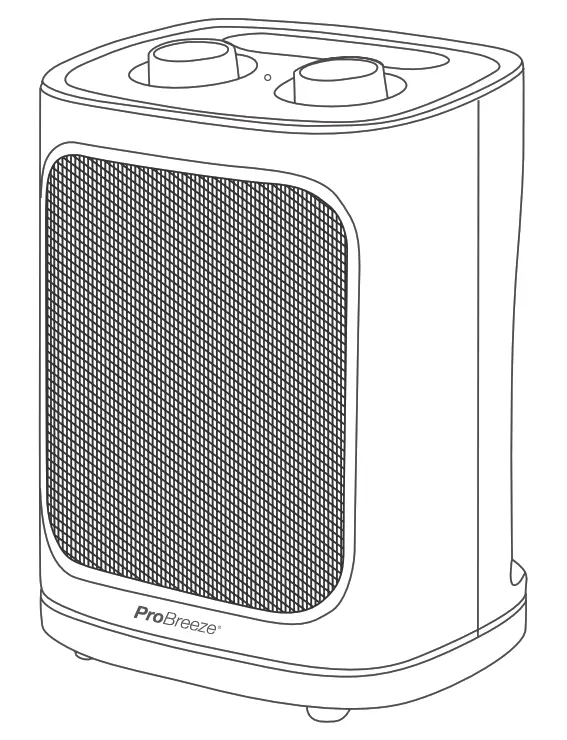 Pro Breeze PB H18 Mini Ceramic Heater