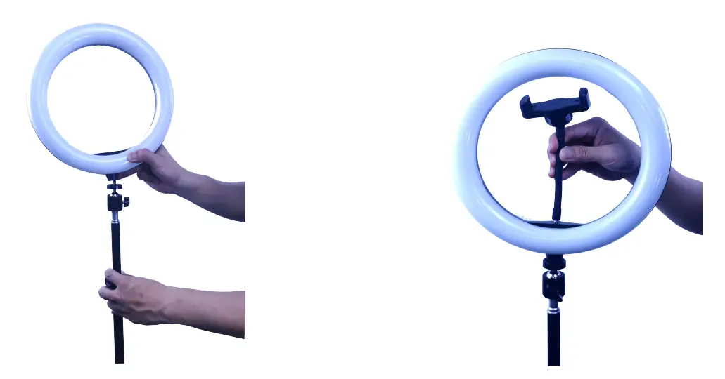 OTTO OTRLGTST 10 Inch Ring Light Tripod Kit fig (1)