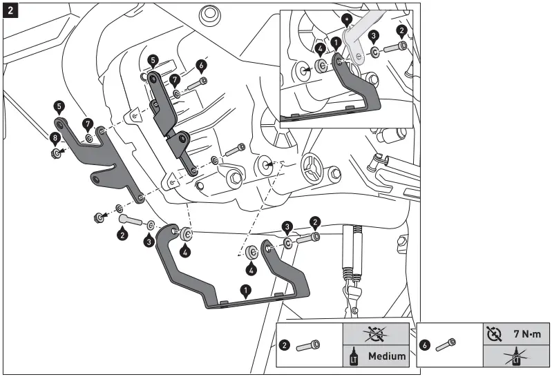 SW-MOTECH MSS.04.835.10001 B, MSS.04.835.10001 S Engine Guard-fig4