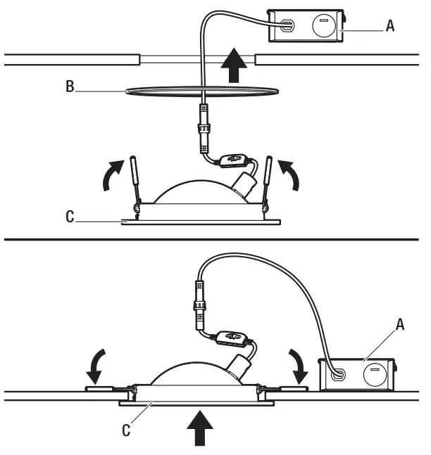 Commerical Electric 91000 Series Magic Eyeball Recessed Light - fig 6