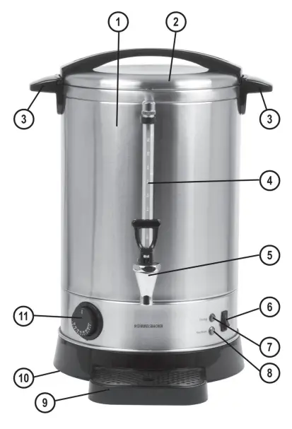 ROMMELSBACHER-GA-1000-Hot-Beverage-Dispenser-FIG-1