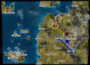 FIG 2 Strategic points