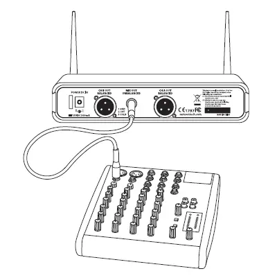 Samson CH288 Wireless Handheld Microphone Transmitter (8)
