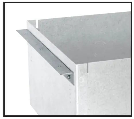 Lowell P68XA 6 Galvanized Steel Enclosure with Support Rails fig3
