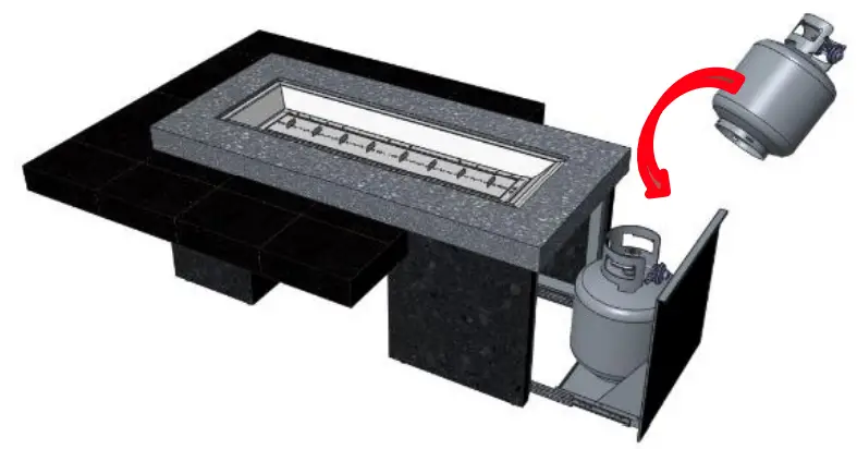 THE OUTDOOR GREATROOM COMPANY UPT 1242 Uptown Fire Pit Table - fig 10