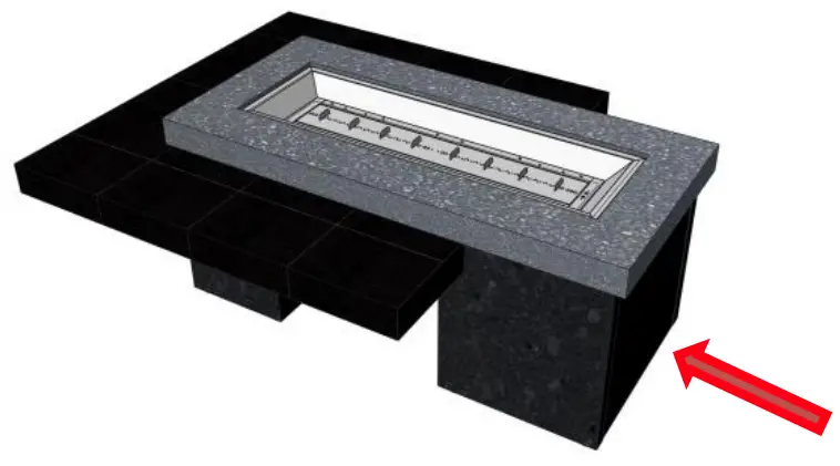 THE OUTDOOR GREATROOM COMPANY UPT 1242 Uptown Fire Pit Table - fig 12