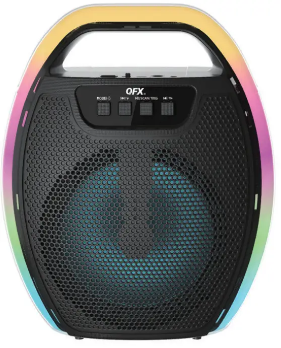 QFX BT 16 6 5 Inch Portable Rechargeable Speaker
