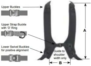 Backpack Style Chest Harness