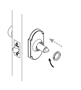 EMTEK-Key-in-Knob-Lever-Lock-with-8-Style-Rosette-Installation-fig-13