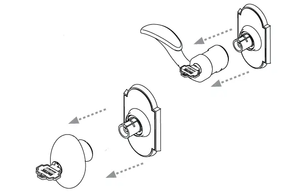 EMTEK-Key-in-Knob-Lever-Lock-with-8-Style-Rosette-Installation-fig-3