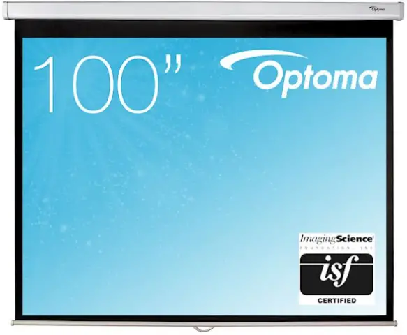 Optoma DS-3100PMG+ 100" diagonal 4:3 manual pull down screen