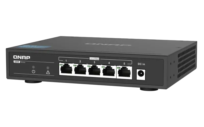 Qnap Qsw-1105-5t 2.5gbe Connectivity Installation Guide