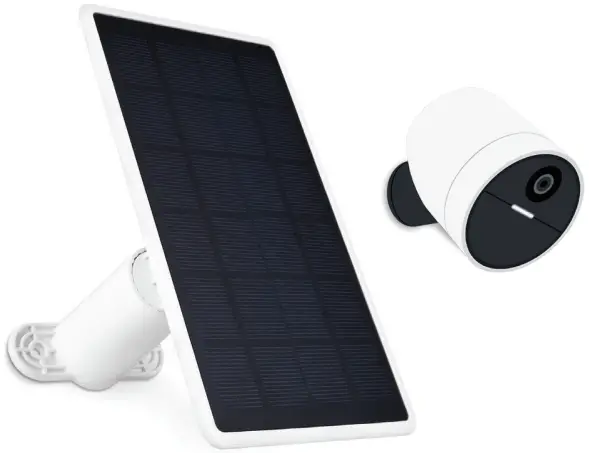 WASSERSTEIN Solar Panel for SimpliSafe Wireless Outdoor Security Camera