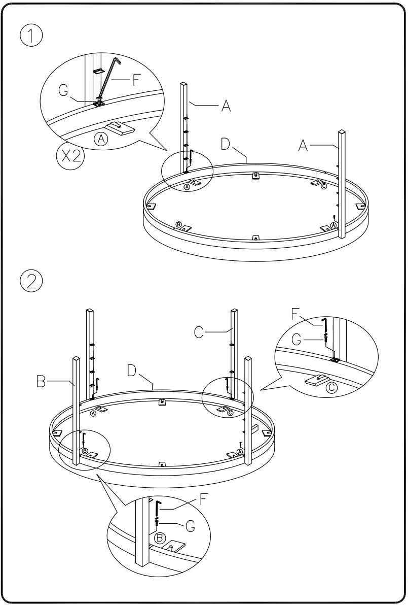 ASHLEY T171-8 Furniture Montiflyn Round Cocktail Table - fig 3