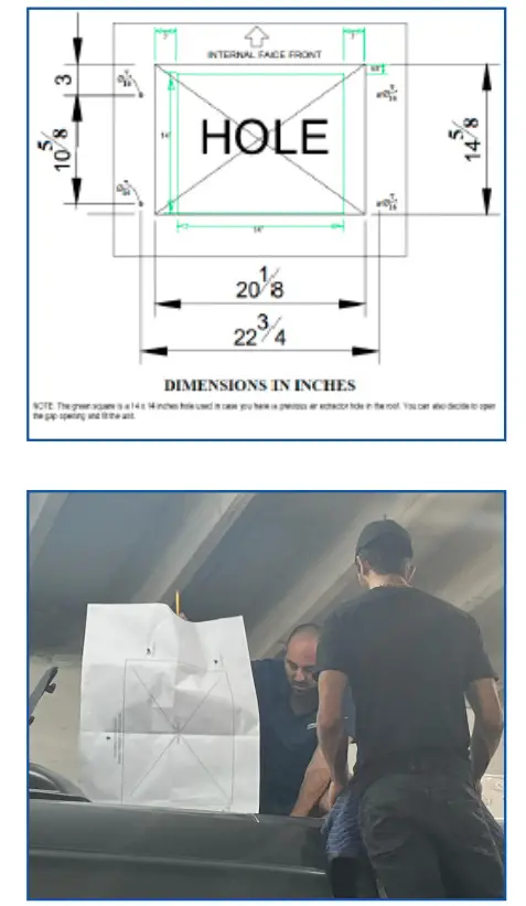 ROOFTOP RVSC 12000 BTU DC 12V RV Air Conditioning - Figure 2