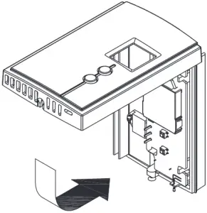 Honeywell RLV3120 - Installing the faceplate 2