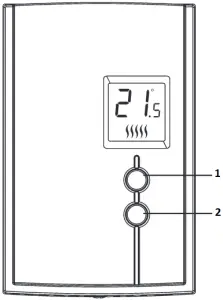 Honeywell RLV3120 - Temperature display and setting 2