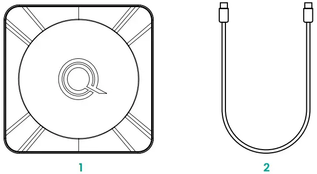 QUIKCELL POWERBASE Premium Wireless Charging Pad - Figure 1
